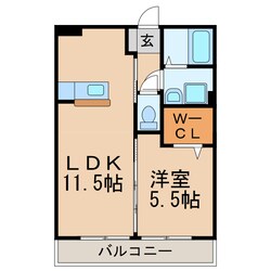 ラ・ミアカーサ勇助山の物件間取画像